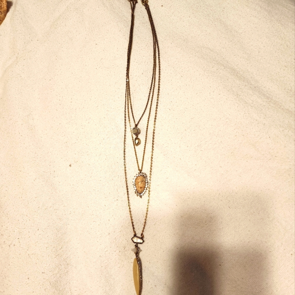 Chloe + Isabel Necklace - 3 layer gold
